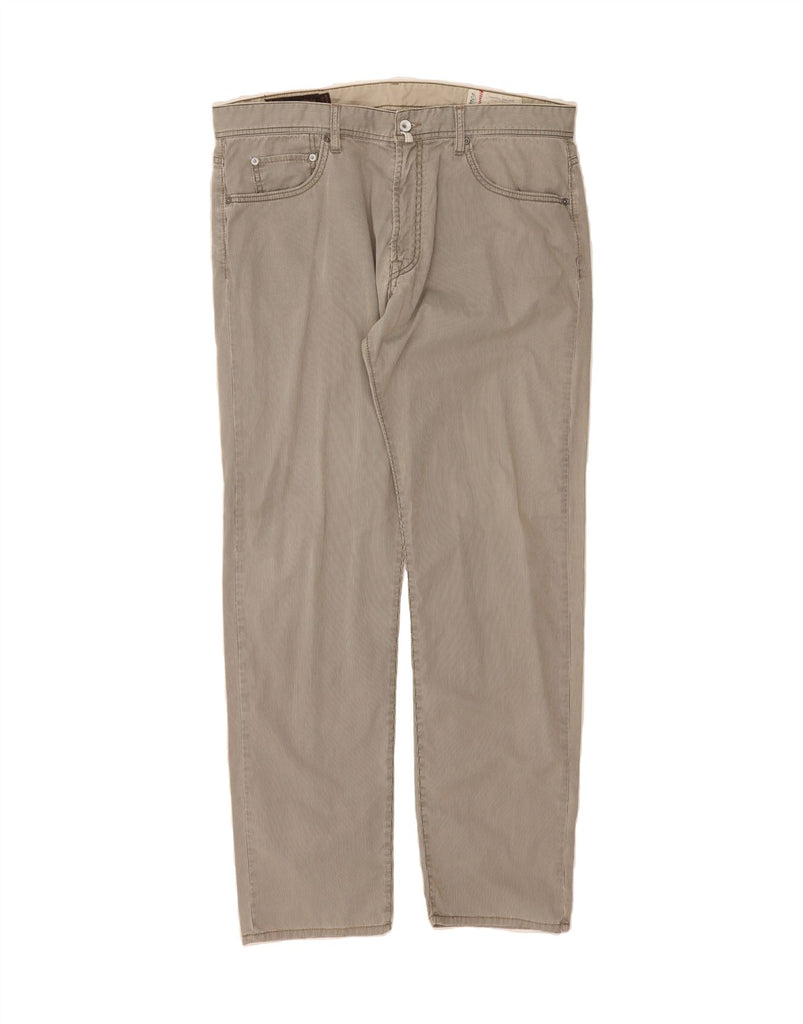 MARLBORO CLASSICS Mens Straight Casual Trousers W38 L34 Grey Pinstripe Vintage Marlboro Classics and Second-Hand Marlboro Classics from Messina Hembry 