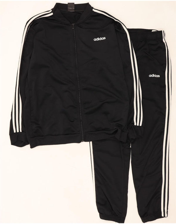 Adidas Mens Full Tracksuit 2XL  Black Polyester