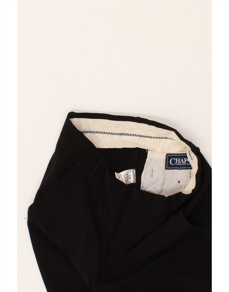 CHAPS Boys Straight Chino Trousers 13-14 Years W26 L28 Black Polyester Vintage Chaps and Second-Hand Chaps from Messina Hembry 