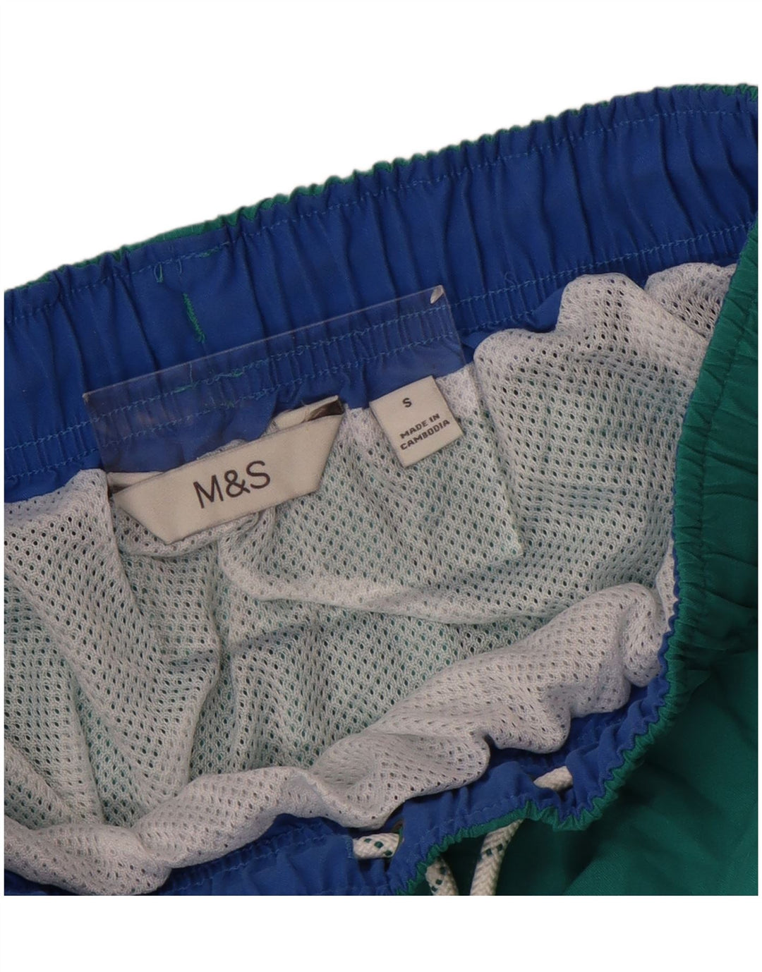 Marks & Spencer Mens Swimming Shorts Small  Green