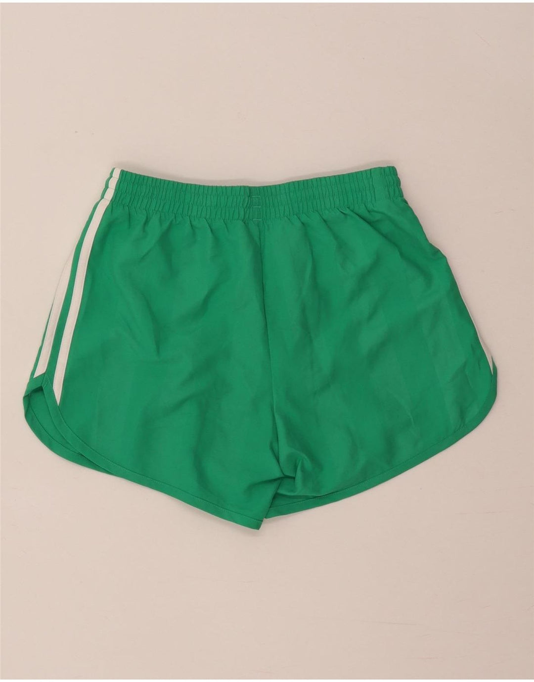 Adidas Womens Sport Shorts UK 6 XS  Green Polyester
