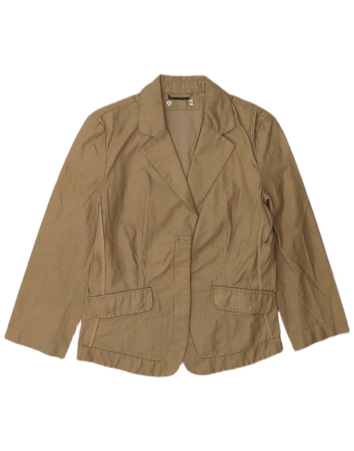 Armani Exchange Womens Blazer Jacket UK 14 Medium Brown