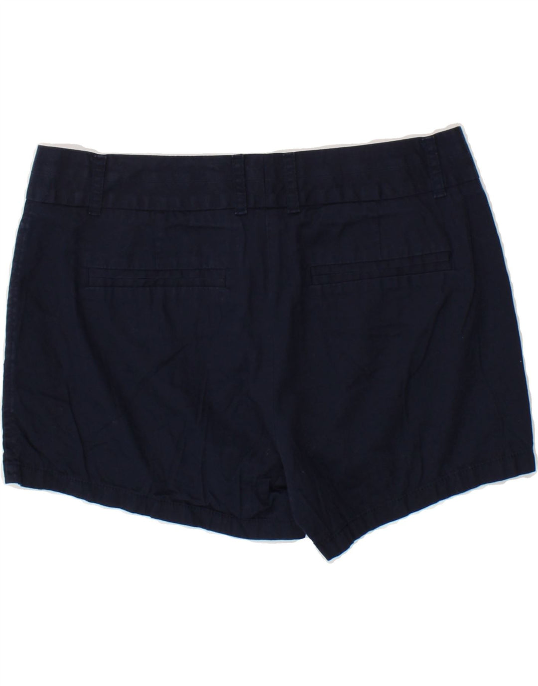 J. CREW Womens Hot Pants US 4 Small W25 Navy Blue Cotton Vintage J. Crew and Second-Hand J. Crew from Messina Hembry 
