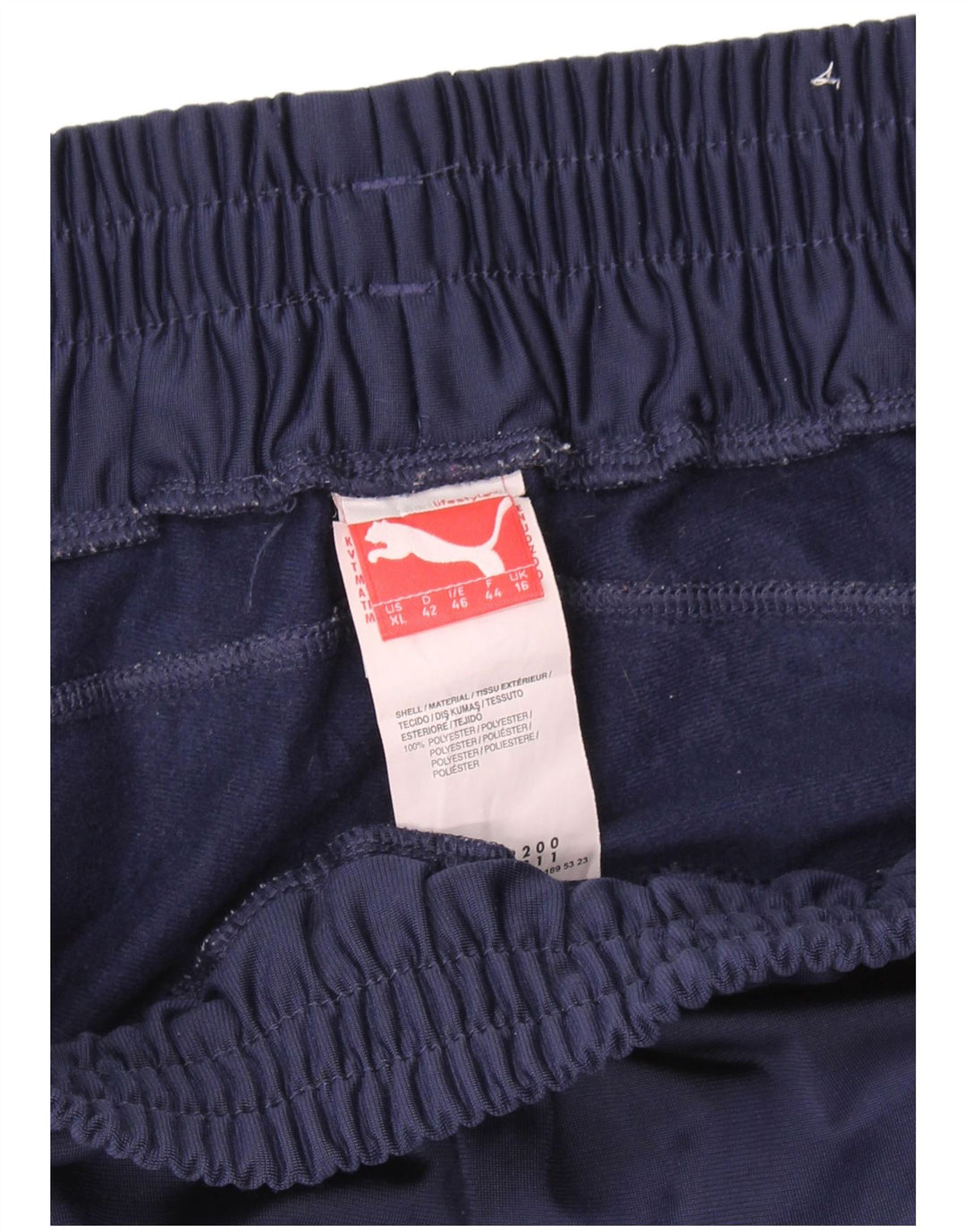 Puma Womens Tracksuit Trousers UK 16 Large Navy Blue Polyester