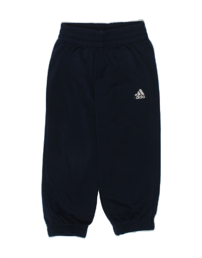 ADIDAS Baby Boys Joggers Tracksuit Trousers 18-24 Months Navy Blue | Vintage Adidas | Thrift | Second-Hand Adidas | Used Clothing | Messina Hembry 