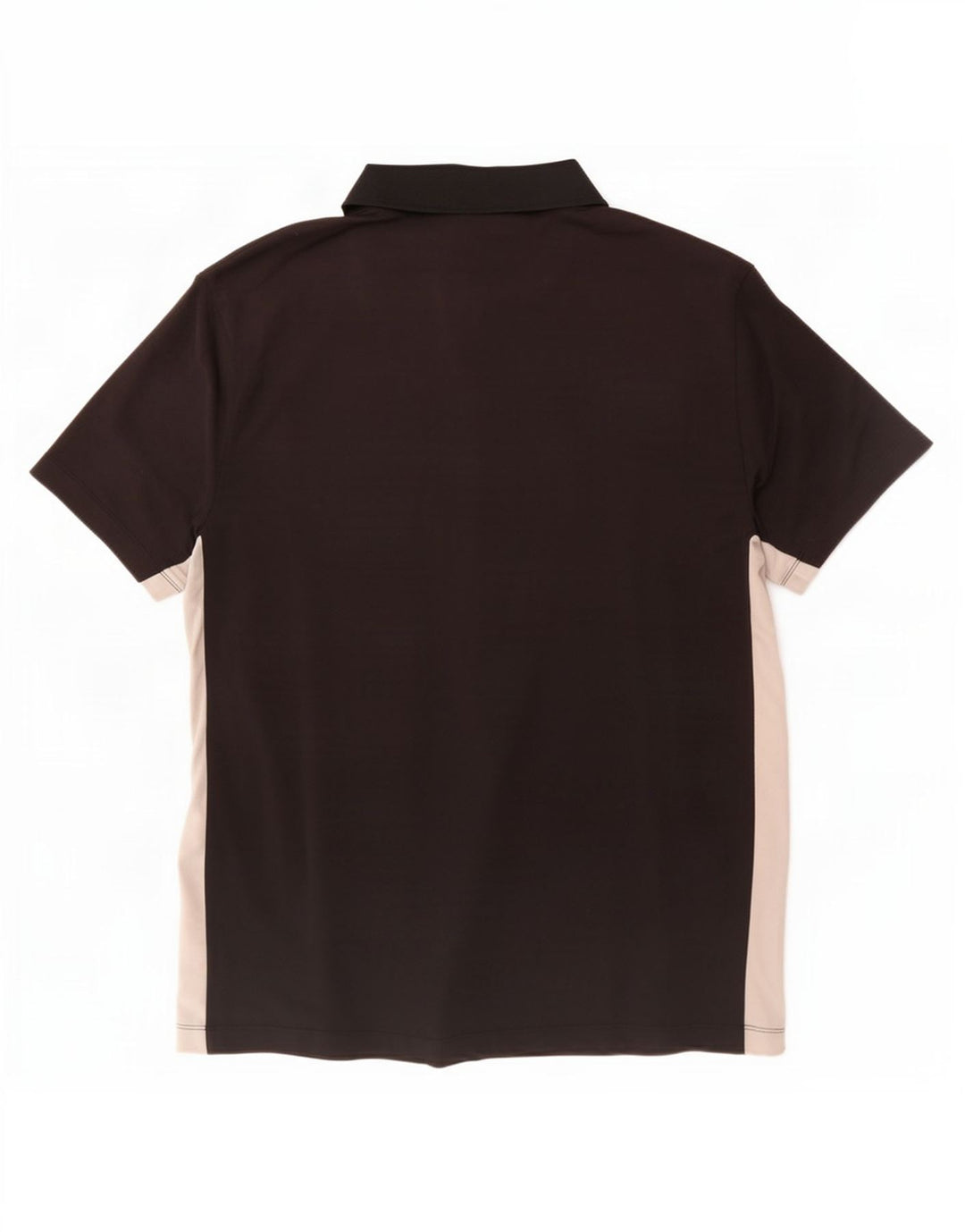 Nike Mens Polo Shirt UK 42/44 Large Black Colourblock Polyester