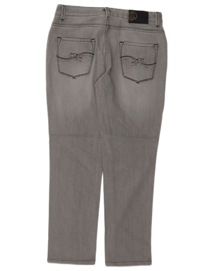 Trussardi Womens Slim Jeans W27 L27 Grey Cotton