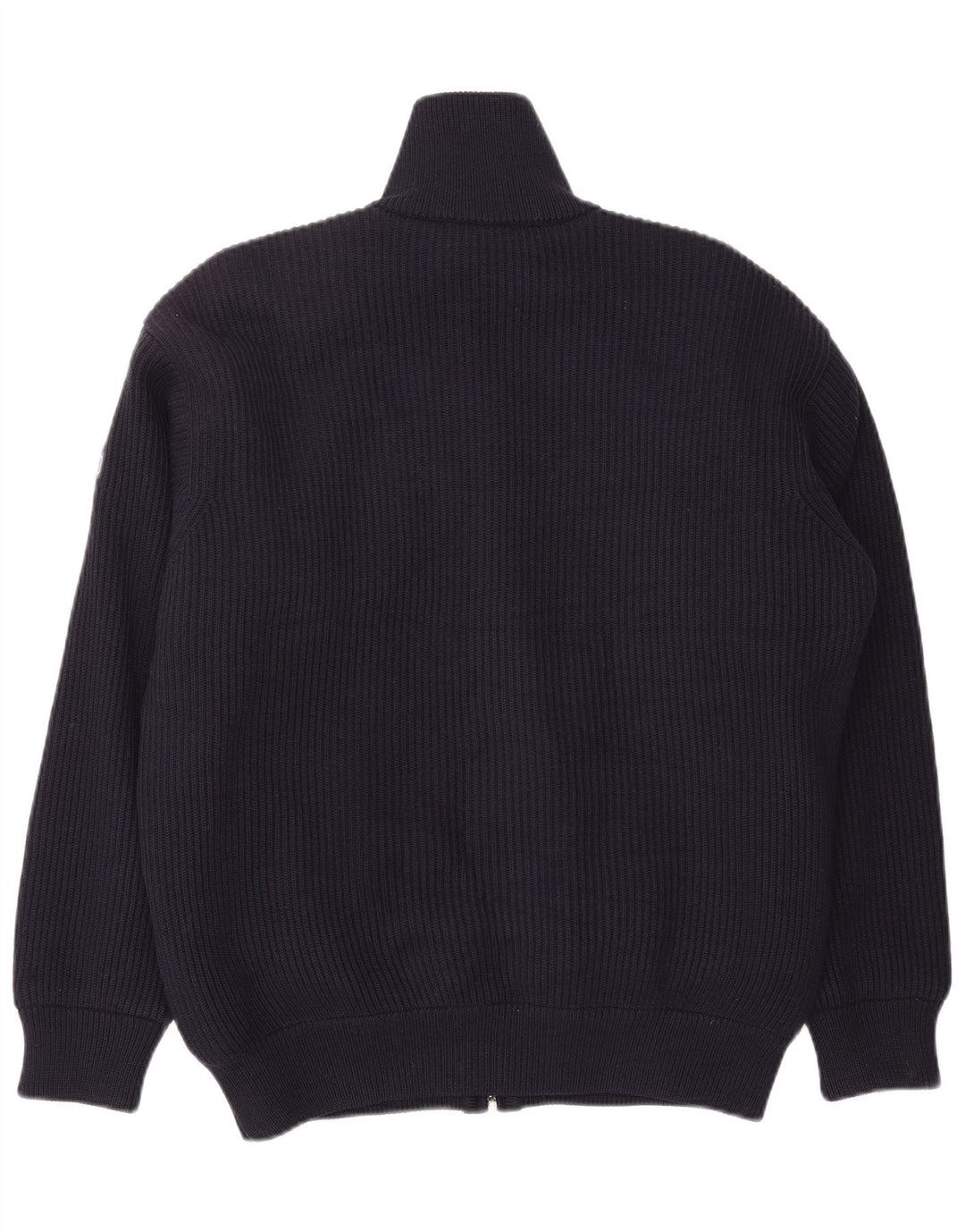 PETER & PAUL Mens Cardigan Sweater XL Navy Blue Polyester