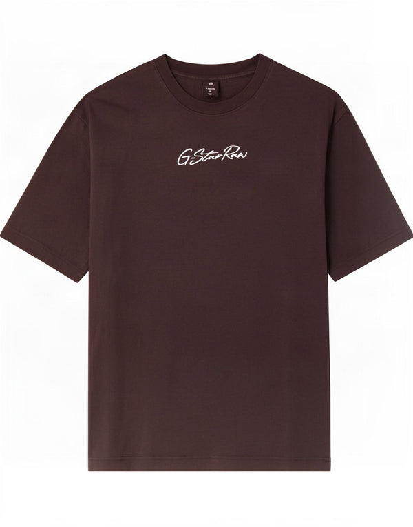 G-Star Mens Graphic T-Shirt Top Medium Black Cotton