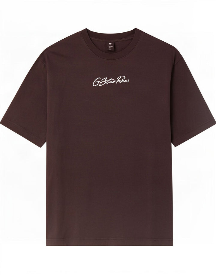 G-Star Mens Graphic T-Shirt Top Medium Black Cotton