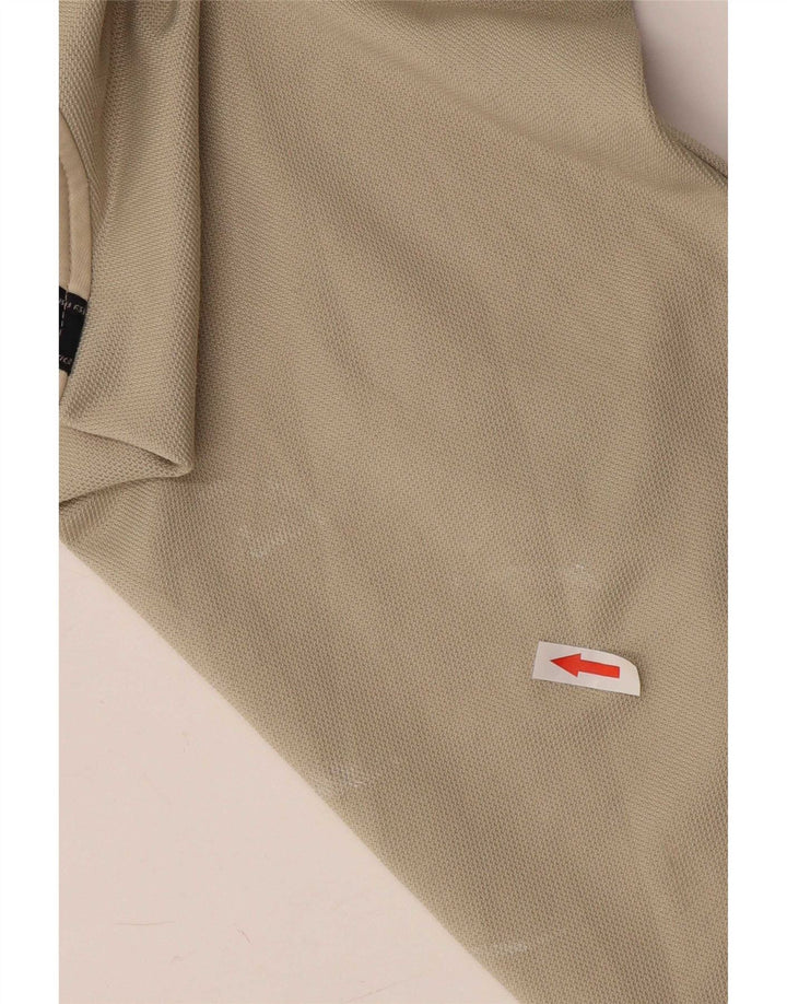 Asics Mens Tracksuit Top Jacket XL Beige Colourblock