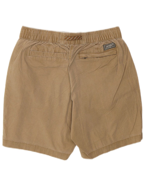 Eddie Bauer Mens Chino Shorts Medium W30 Beige Cotton