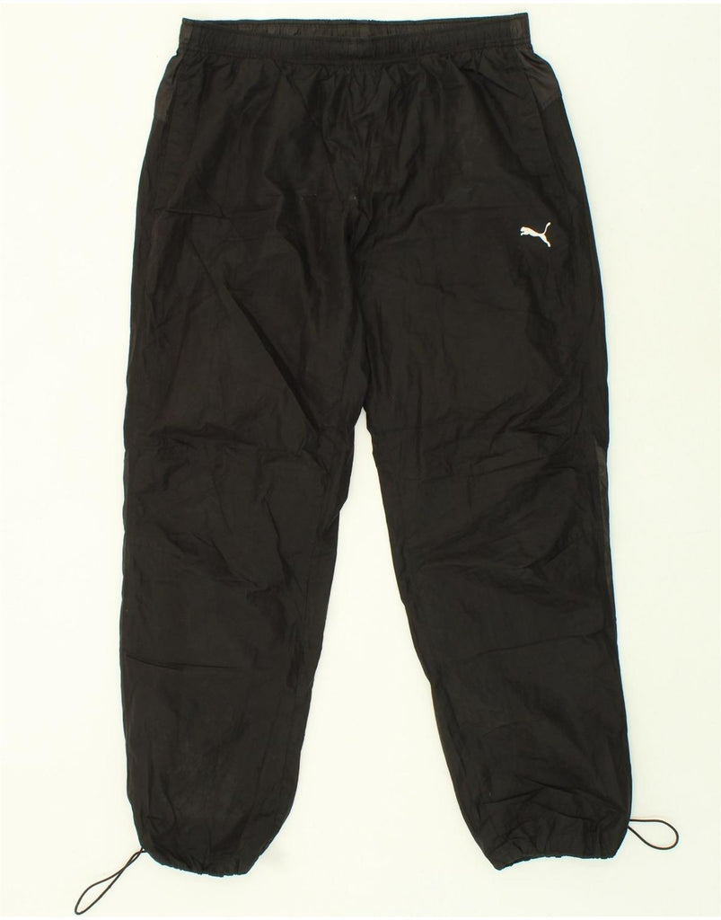 PUMA Womens Tracksuit Trousers UK 16 Large Black | Vintage Puma | Thrift | Second-Hand Puma | Used Clothing | Messina Hembry 