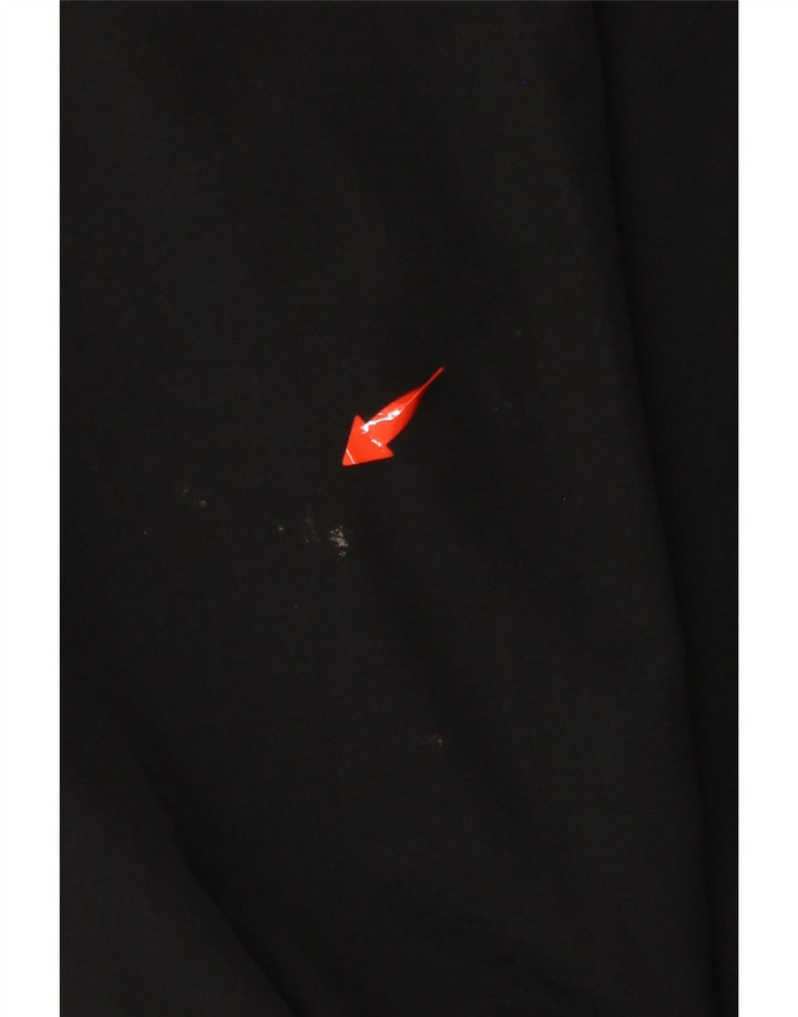 MURPHY & NYE Mens Graphic Rain Jacket UK 36 Small Black Colourblock Nylon