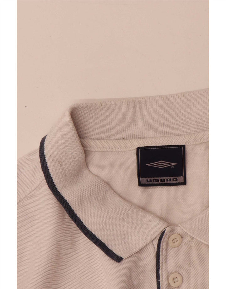 Umbro Mens Polo Shirt XL White