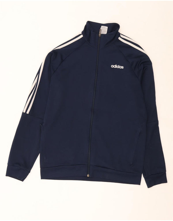 Adidas Mens Aeroready Tracksuit Top Jacket UK 44/46 Large Navy Blue