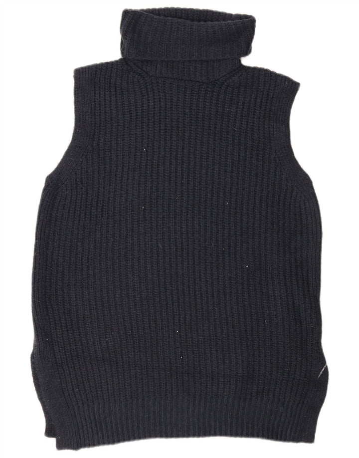 Marks & Spencer Mens Vest Tank Top Medium Navy Blue Polyester