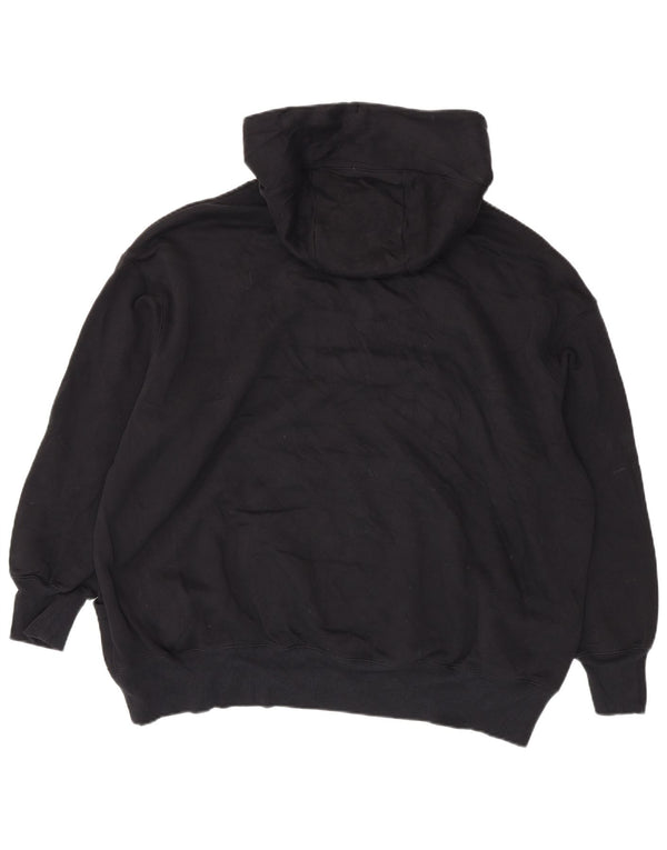Nike Mens Hoodie Jumper XL Black Cotton