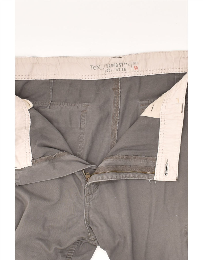 VINTAGE Mens Straight Cargo Trousers IT 50 Large W36 L29 Grey Cotton | Vintage Vintage | Thrift | Second-Hand Vintage | Used Clothing | Messina Hembry 