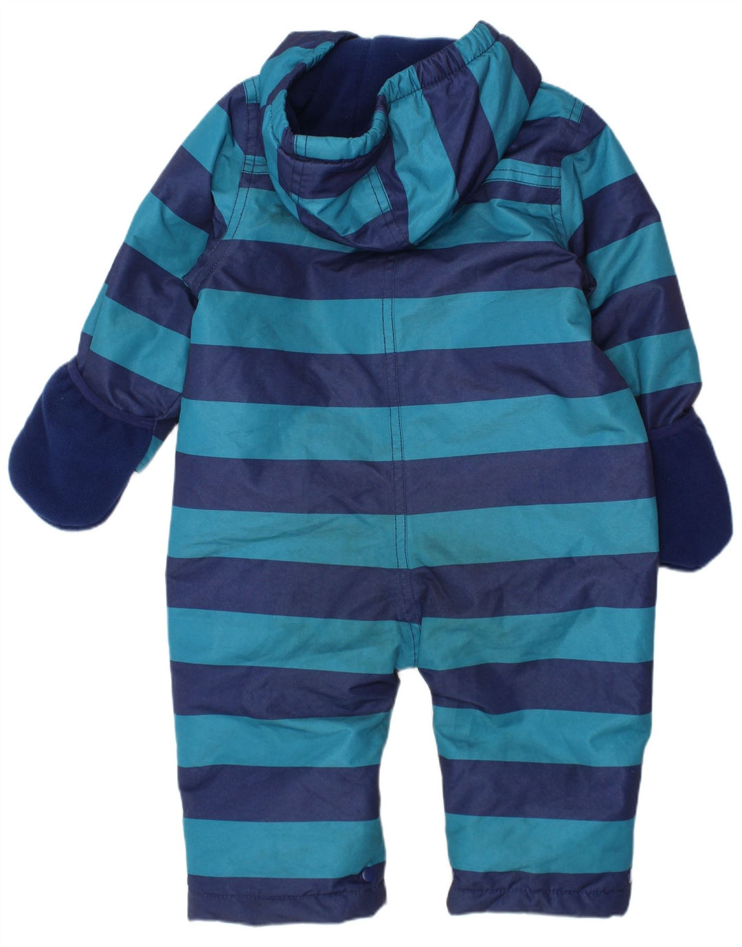 Joules Baby Boys Jumpsuit 9-12 Months  Blue Striped Polyester Winter