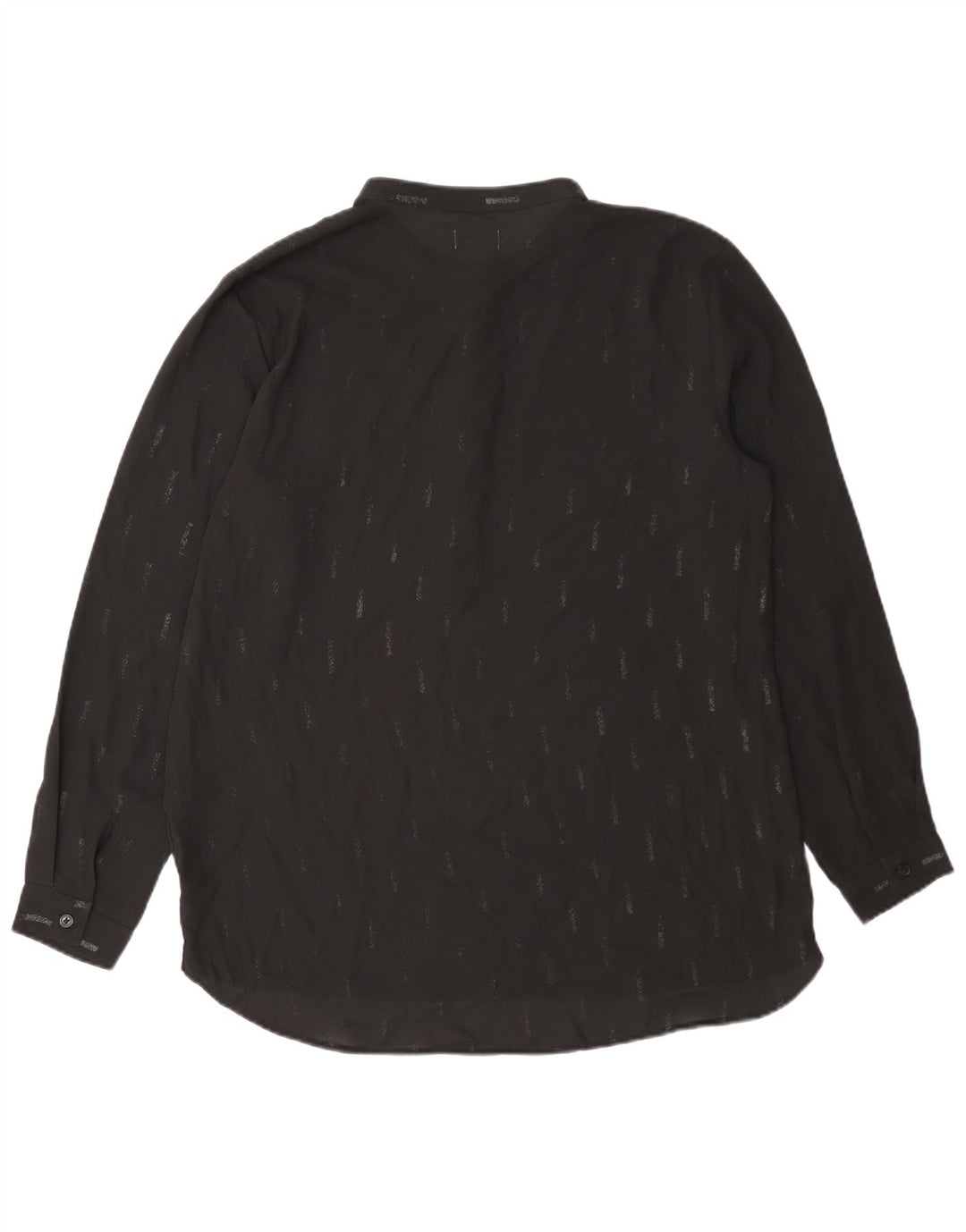 Dack's Womens Long Sleeve Blouse Top UK 16 Large Black Striped