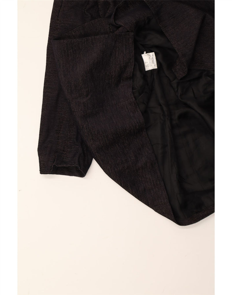 JAEGER Womens 4 Button Longline Blazer Jacket UK 14 Medium  Purple Viscose Vintage Jaeger and Second-Hand Jaeger from Messina Hembry 