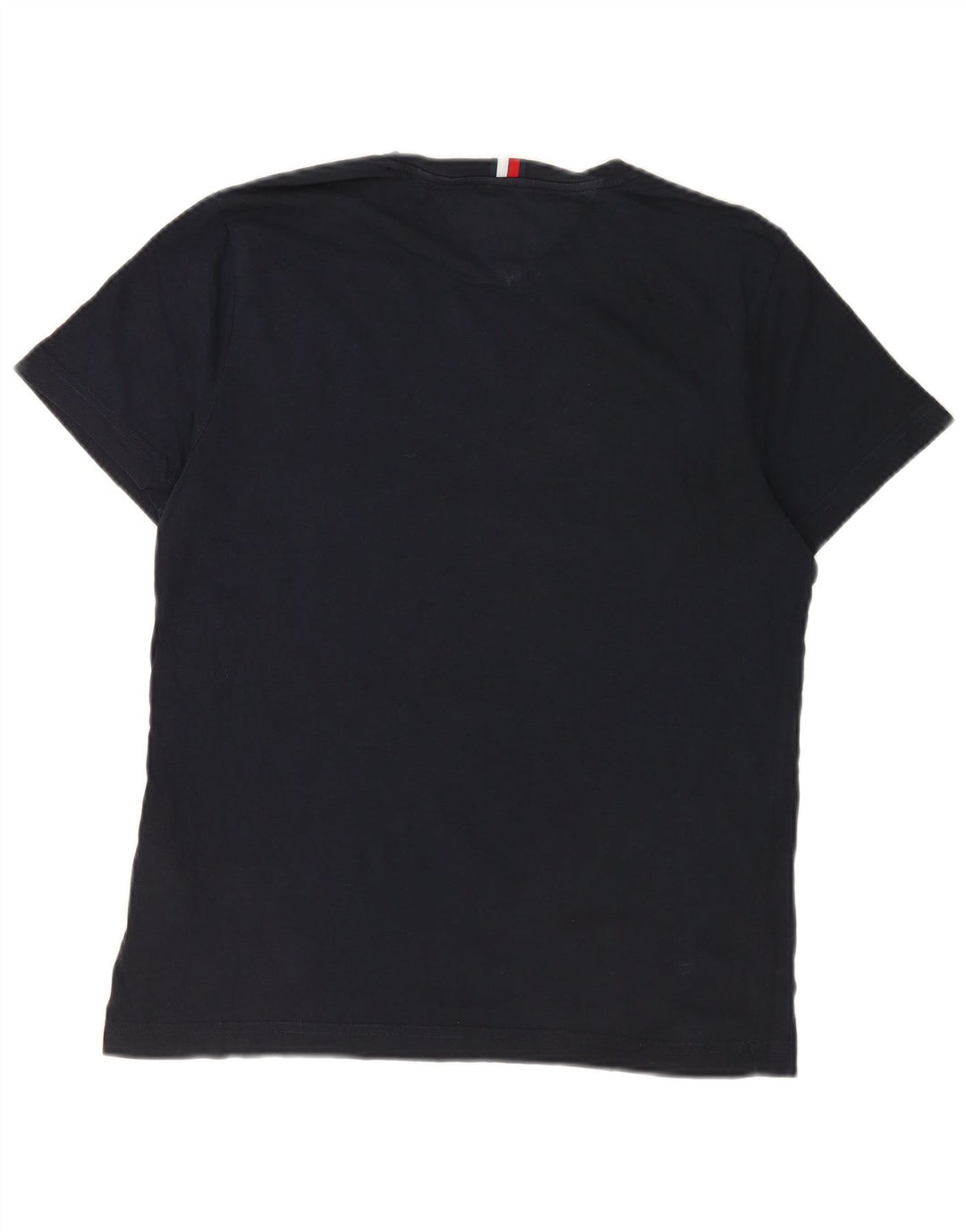 Tommy Hilfiger Mens Graphic T-Shirt Top Medium Navy Blue Cotton