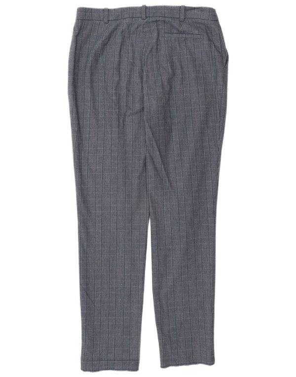 Luisa Spagnoli Womens Casual Trousers IT 42 Medium W32 L30 Navy Blue