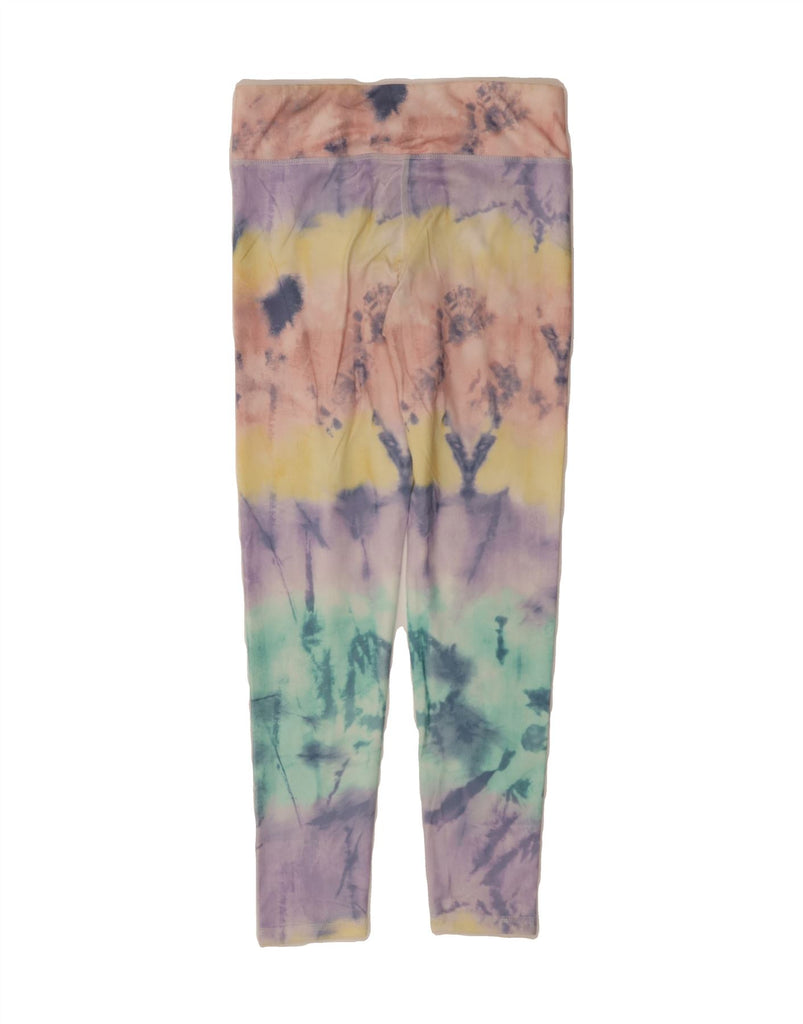 EDDIE BAUER Girls Leggings 10-11 Years Medium Multicoloured Tie Dye Vintage Eddie Bauer and Second-Hand Eddie Bauer from Messina Hembry 