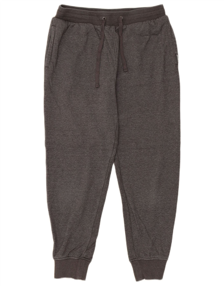Eddie Bauer Womens Tracksuit Trousers Joggers UK 14 Medium  Grey Cotton