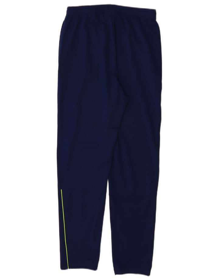 Nike Boys Dri Fit Tracksuit Trousers 13-14 Years XL Navy Blue Polyester
