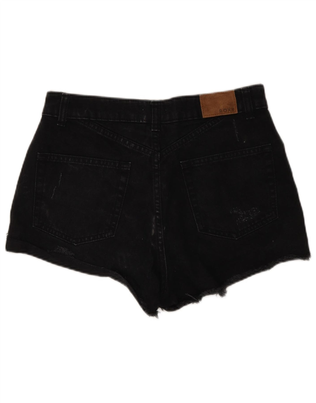 Roxy Womens Denim Hot Pants W29 Medium  Black Cotton