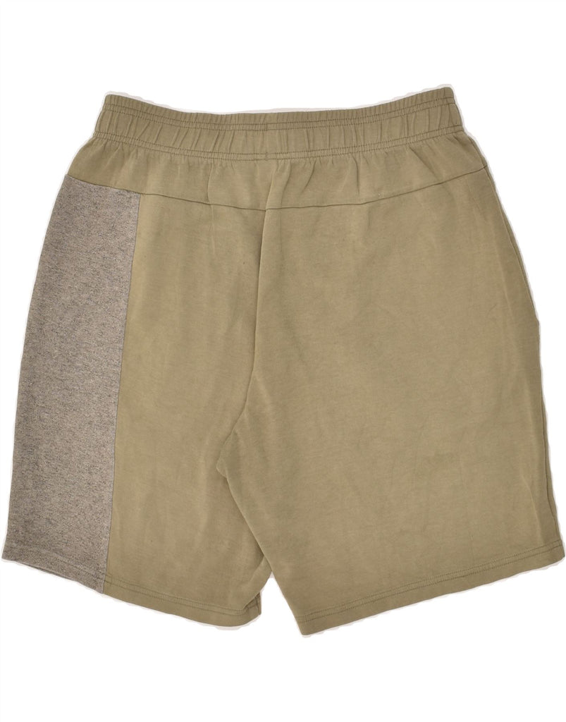 ADIDAS Mens Sport Shorts Large Beige Colourblock Cotton | Vintage Adidas | Thrift | Second-Hand Adidas | Used Clothing | Messina Hembry 
