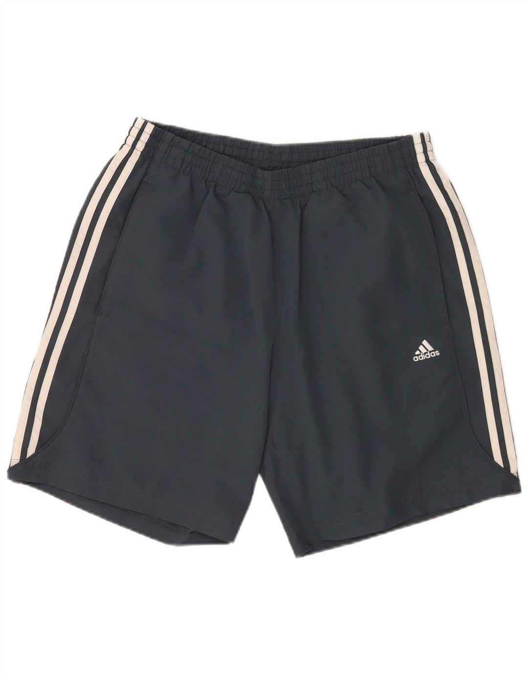 Adidas Mens Sport Shorts Medium  Navy Blue Polyester Sports