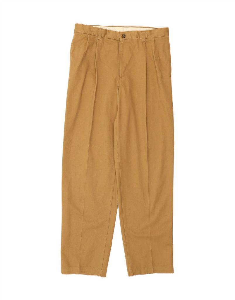 L.L.BEAN Mens Natural Fit Pegged Chino Trousers W35 L34 Beige Cotton Vintage L.L.Bean and Second-Hand L.L.Bean from Messina Hembry 