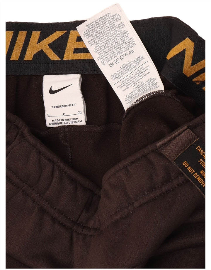 Nike Mens Therma-Fit Tracksuit Trousers Joggers Small Brown Camouflage