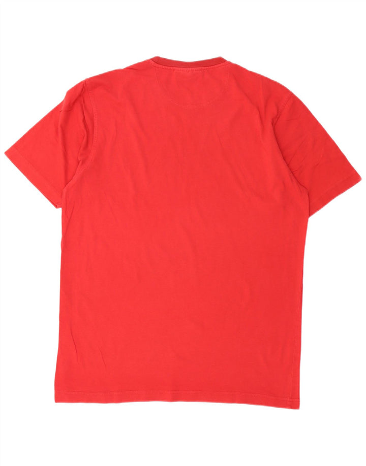 FILA Mens Graphic T-Shirt Top IT 52 Large Red Cotton