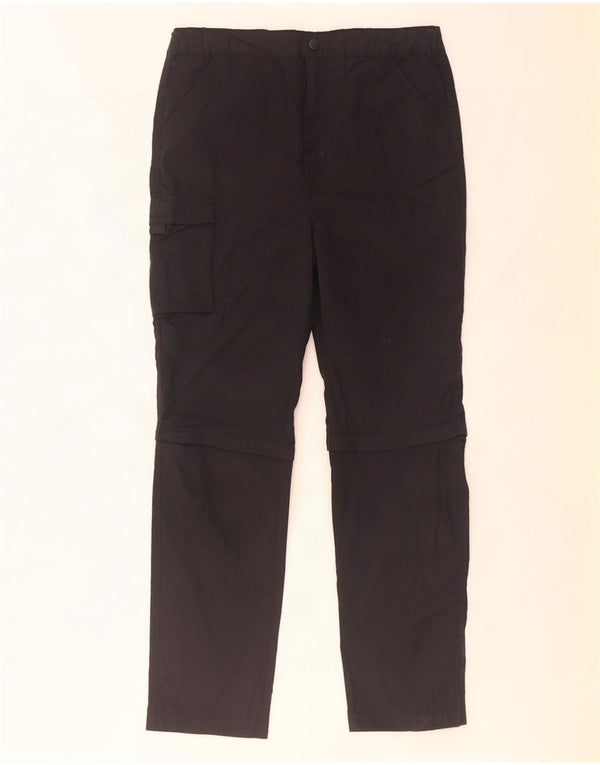 Mountain Warehouse Boys Straight Cargo Trousers 12-13 Years W28 L26 Black