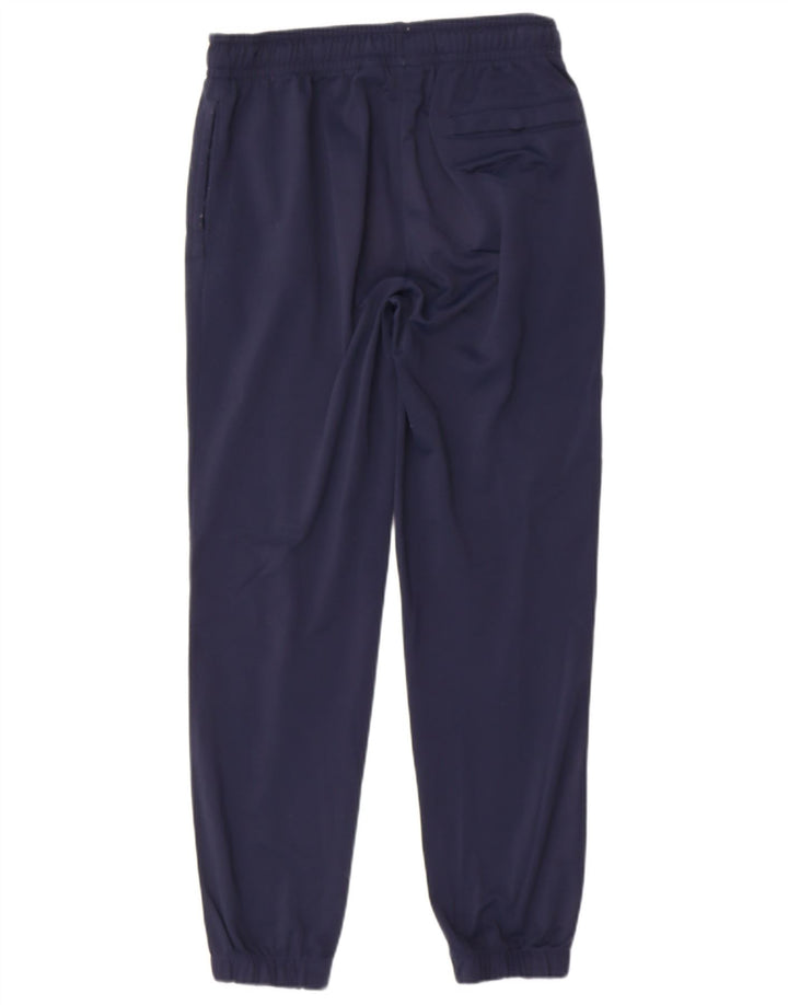 NIKE Mens Tracksuit Trousers Joggers Small Navy Blue Polyester