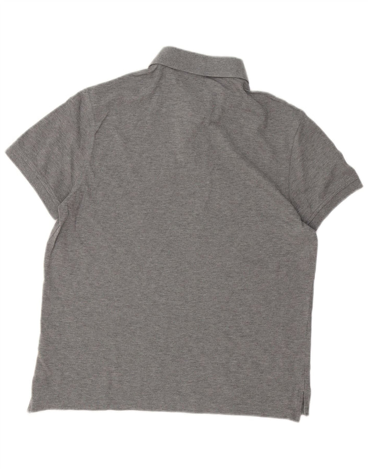 Tommy Hilfiger Mens Polo Shirt Medium Grey Cotton