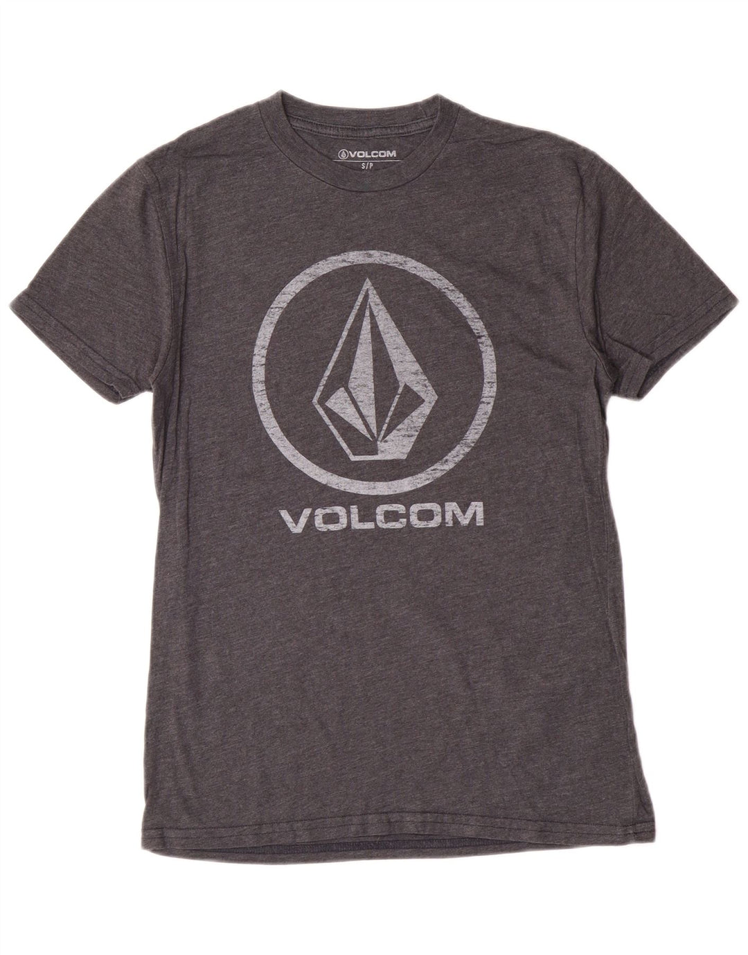 Volcom Mens Graphic T-Shirt Top Small Grey Cotton