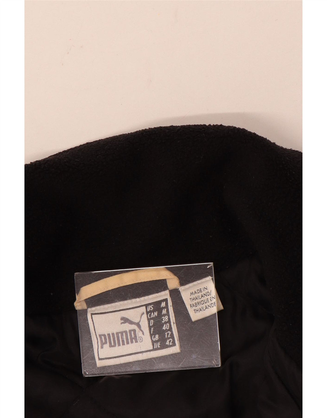 Puma Womens Bomber Jacket UK 12 Medium Beige