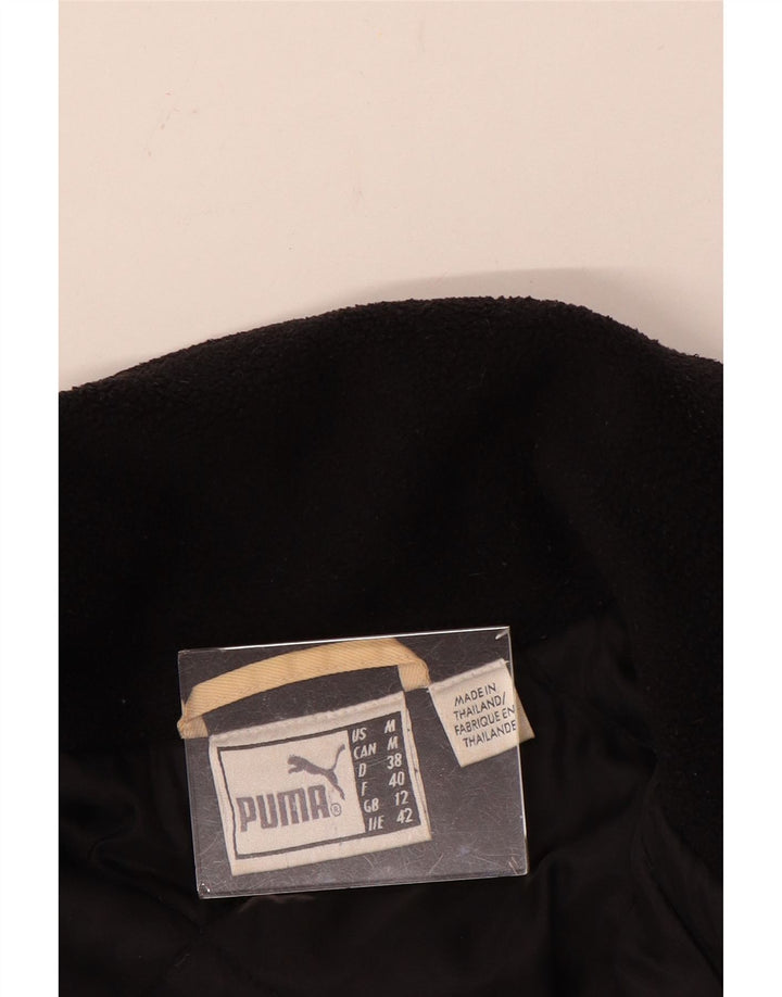 Puma Womens Bomber Jacket UK 12 Medium Beige