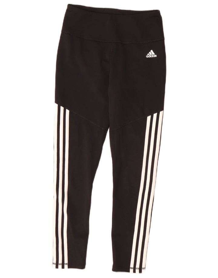 Adidas Womens Climalite Leggings UK 8/10 Small Black