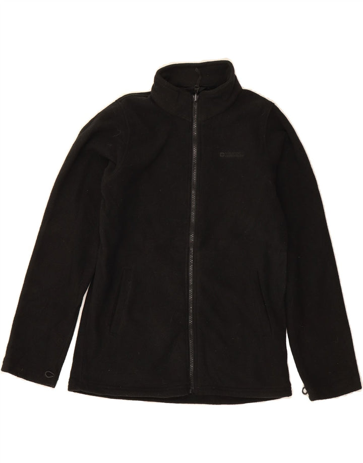 MOUNTAIN WAREHOUSE Boys Fleece Jacket 12-13 Years Black Polyester Vintage Mountain Warehouse and Second-Hand Mountain Warehouse from Messina Hembry 
