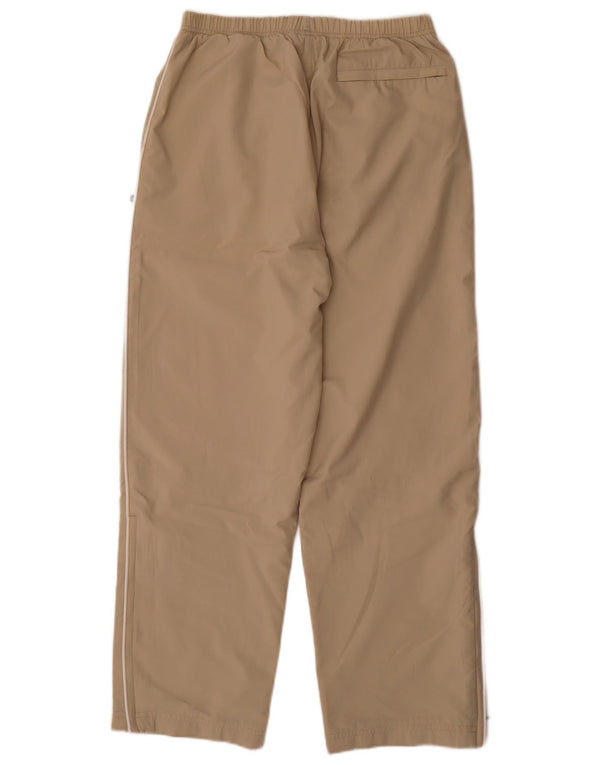 Adidas Boys Tracksuit Trousers 13-14 Years Beige Polyester