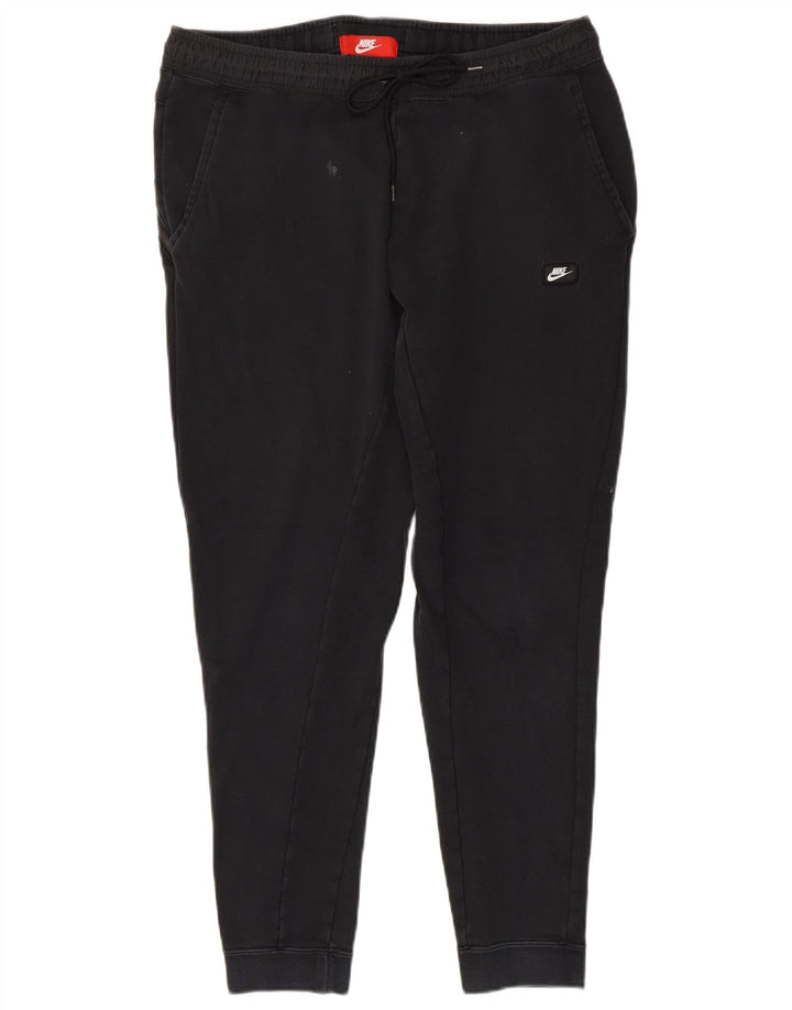 Nike Mens Tracksuit Trousers Joggers Medium Black Cotton