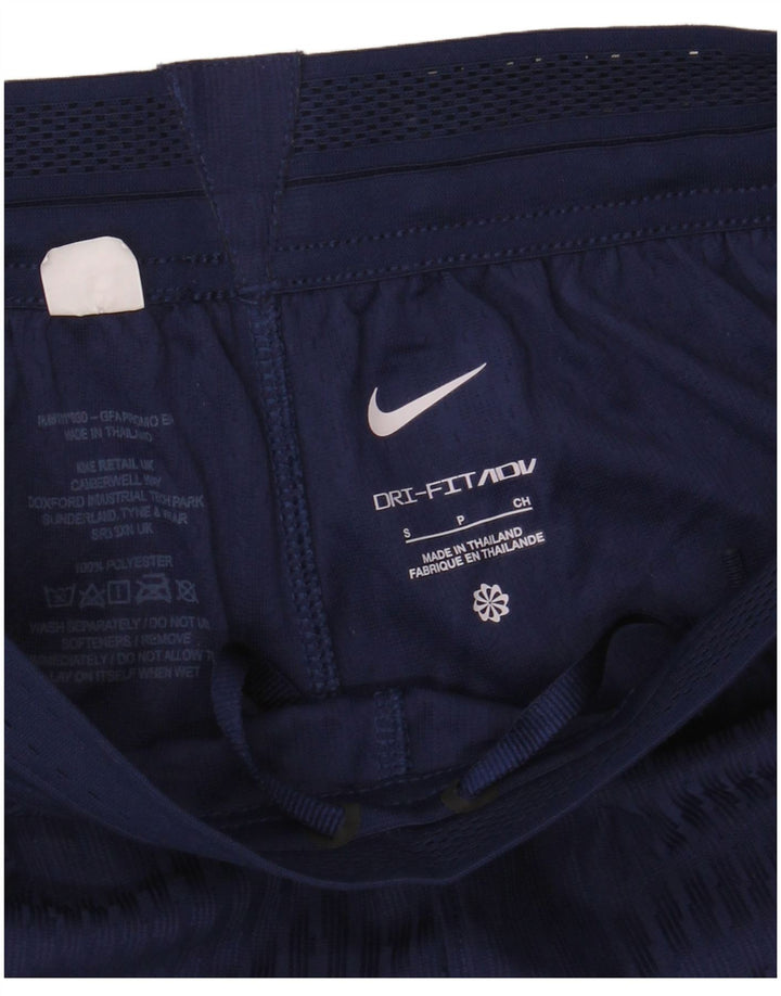 Nike Mens Tottenham Hotspur Sport Shorts Small Navy Blue Striped Polyester
