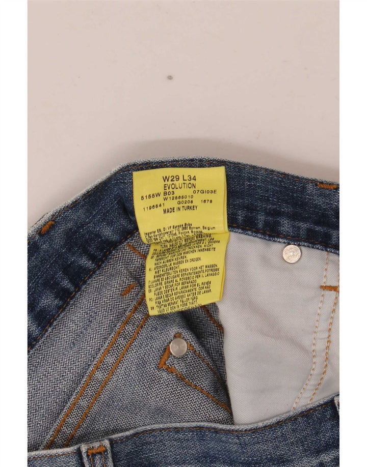 Wrangler Mens Evolution Bootcut Jeans W29 L28 Blue Cotton