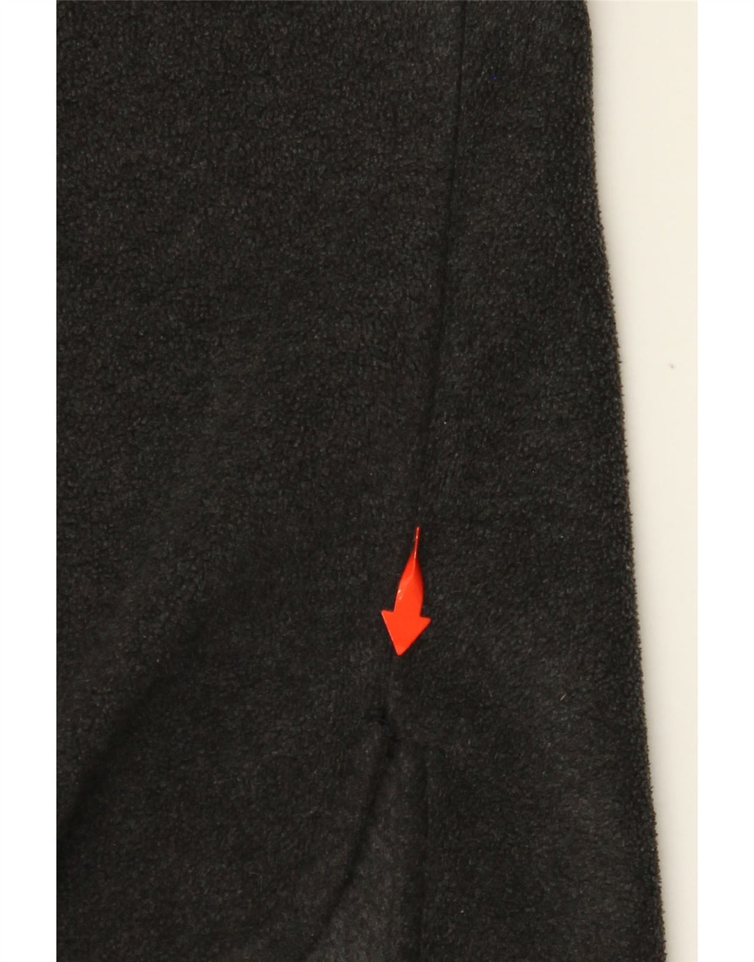THINK PINK Mens Graphic Zip Neck Fleece Jumper Medium Grey Polyester